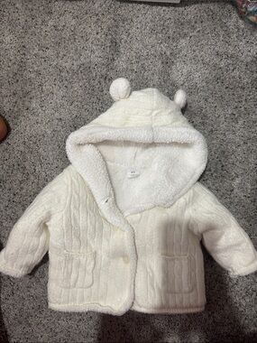 GAP Baby Cream Sherpa Jacket